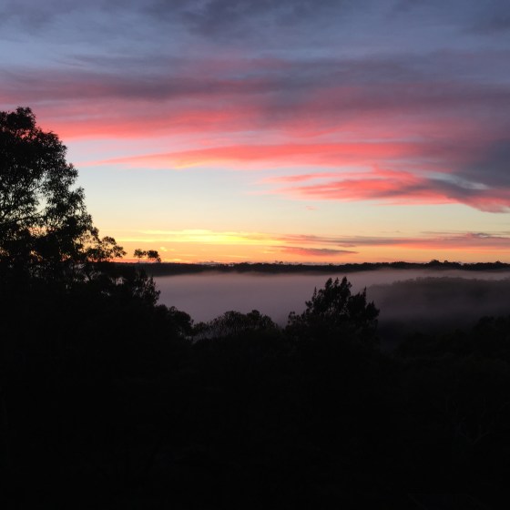Dawn over Mount Kuringgai