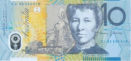 Woman-on-Currency-Note-Australia-10-Dollar-Dame-Mary-Gilmore