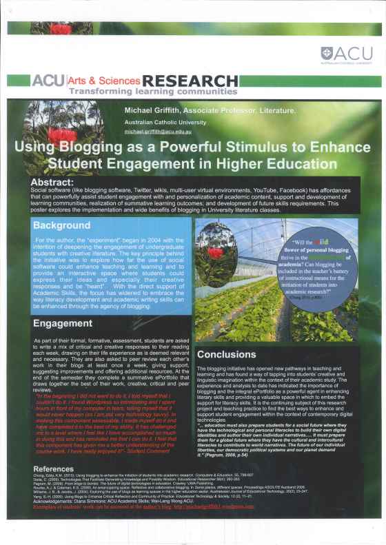 Blogging Poster