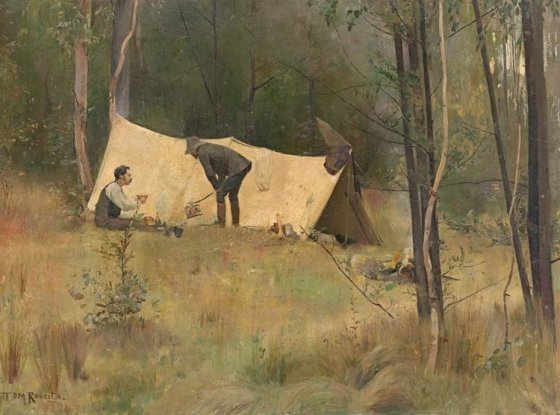 the-artists-camp-by-tom-roberts-1886